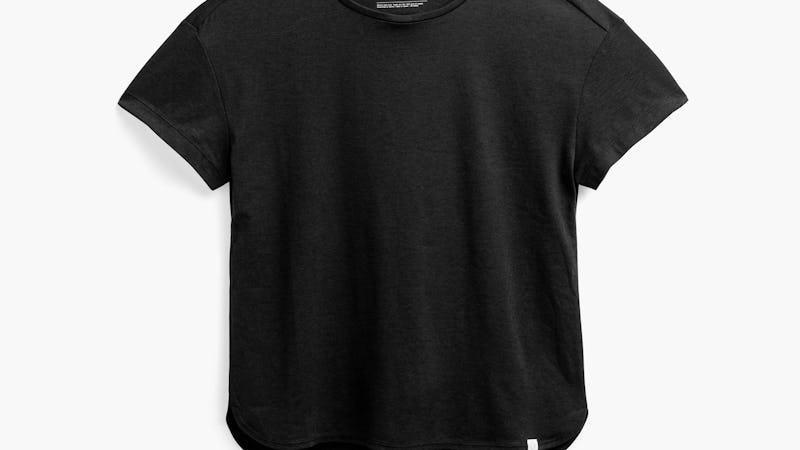 Black Women's Composite Merino Boxy Tee Product Image