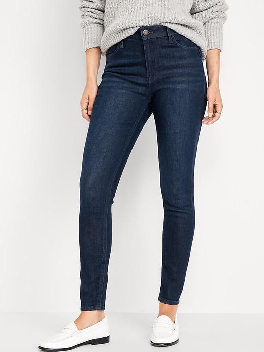 High-Waisted Wow Super-Skinny Jeans Product Image