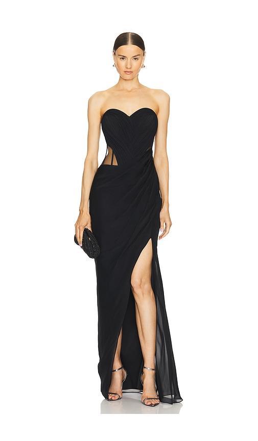 Corseted Sculpted Dress Product Image