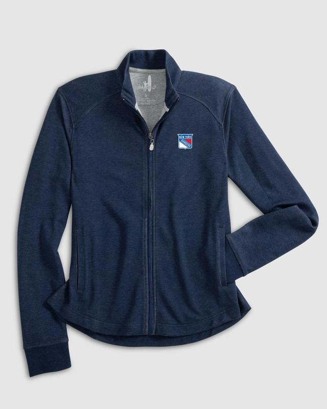 johnnie-O Womens New York Rangers Tomi Full Zip Jacket Product Image