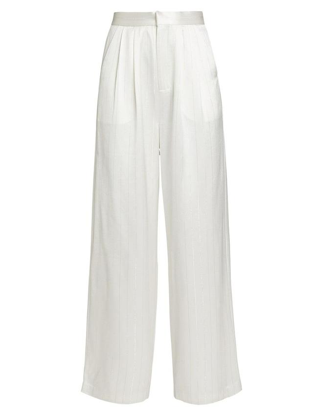 Womens Hester Metallic Stripe Pants Product Image