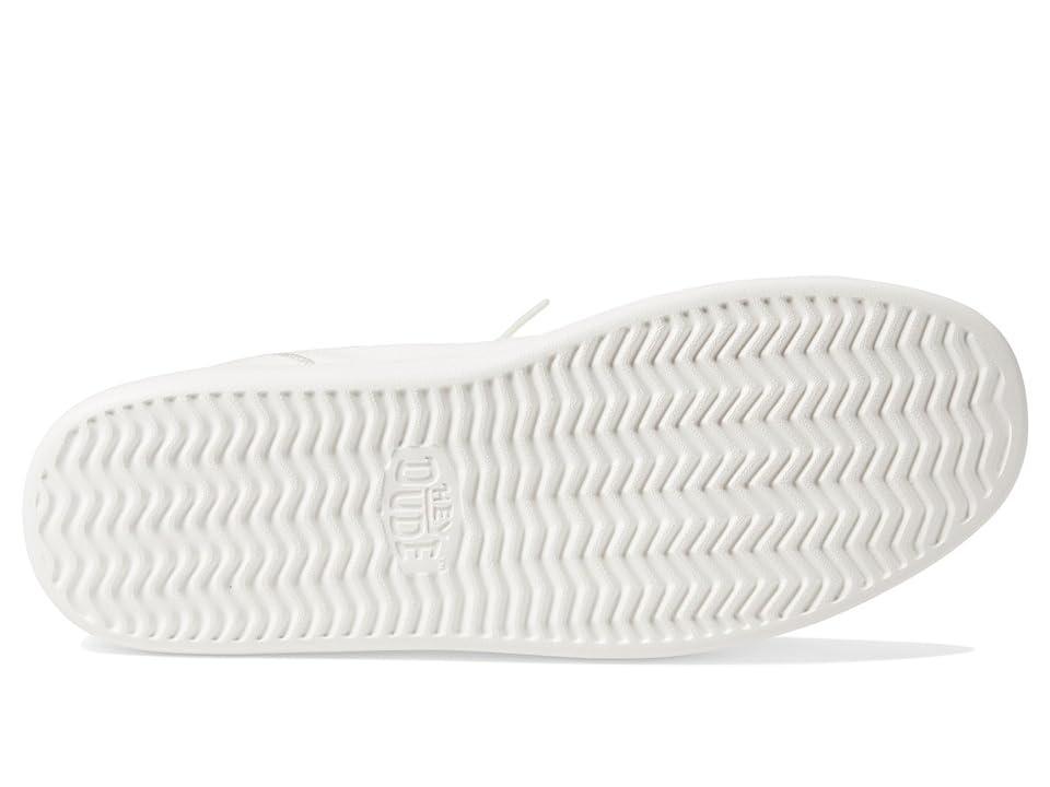 Hey Dude Cody Canvas White) Men's Shoes Product Image