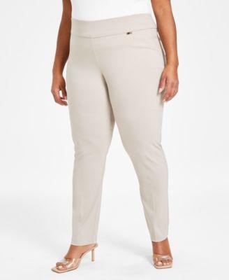 Plus Size Bengaline Skinny Pants, Created for Macy's Product Image