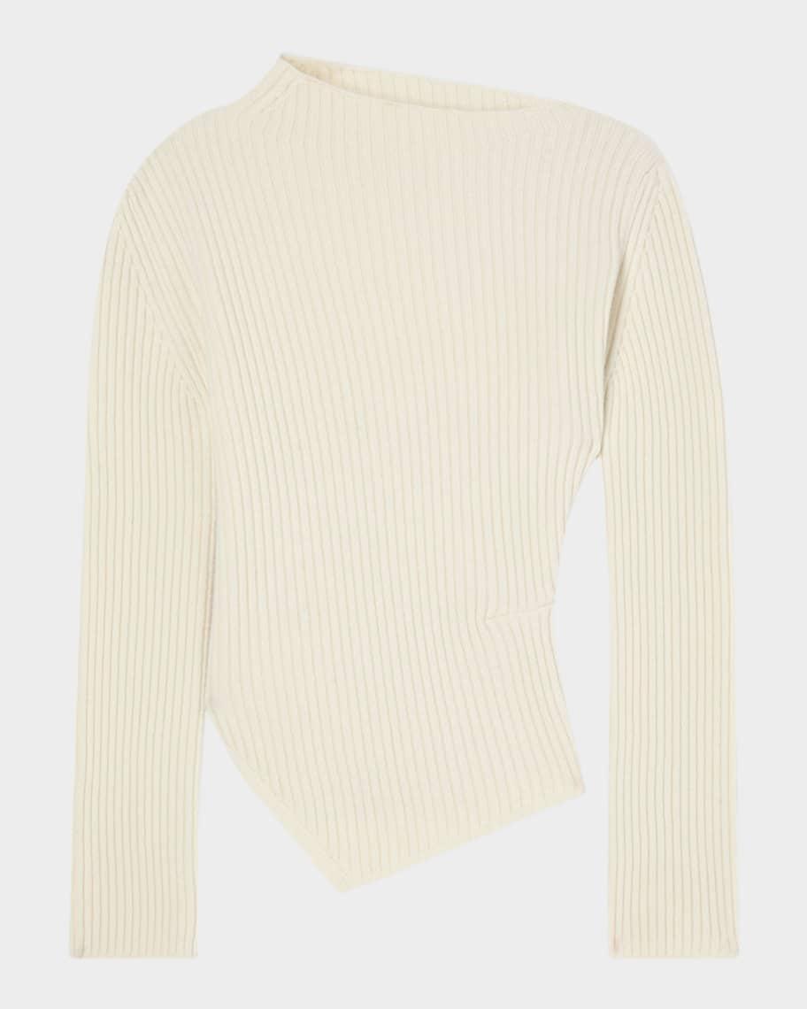 Asymmetric Ribbed Sweater Product Image