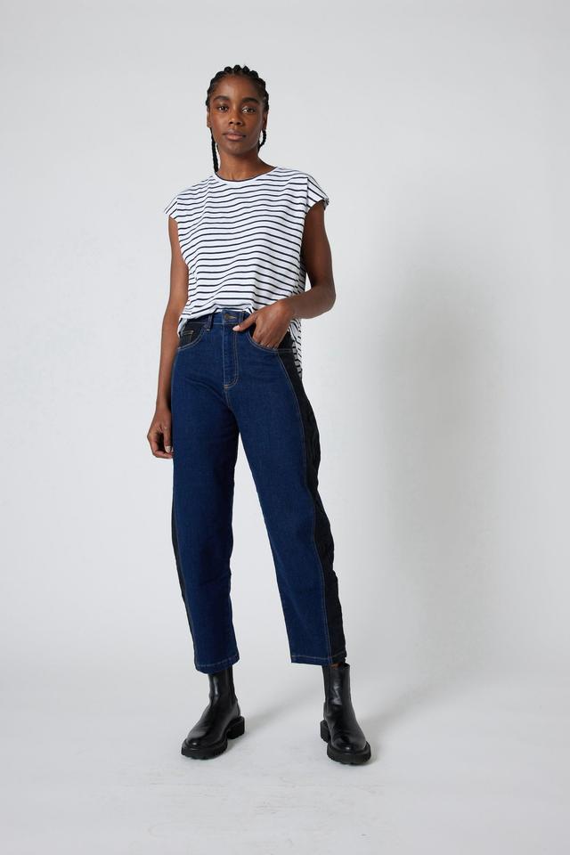 The Winning Combo Denim Barrel Leg Pant Product Image