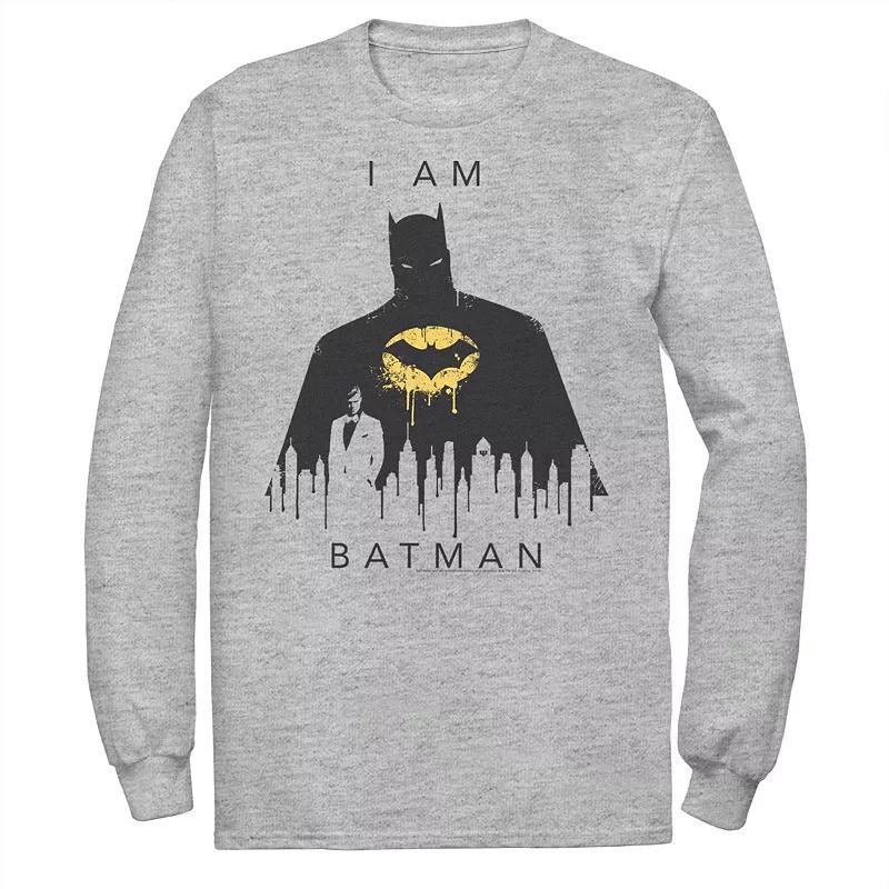 Mens DC Comics I Am Batman Skyline Poster Tee Product Image