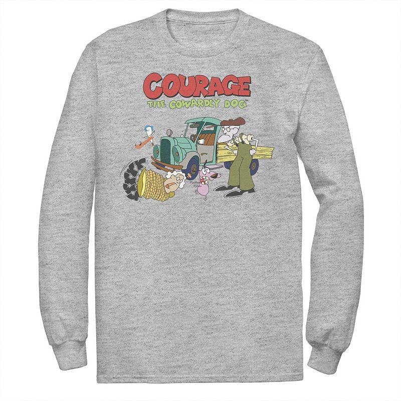 Mens Courage The Cowardly Dog Scene Logo Tee Product Image