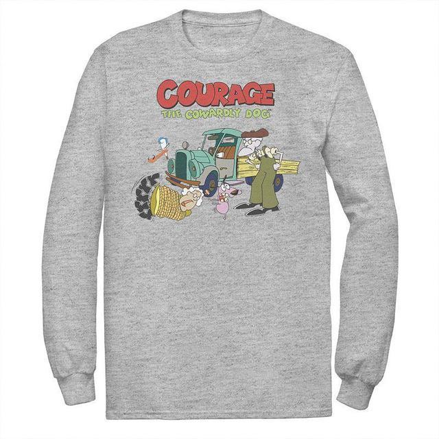 Mens Courage The Cowardly Dog Scene Logo Tee Product Image