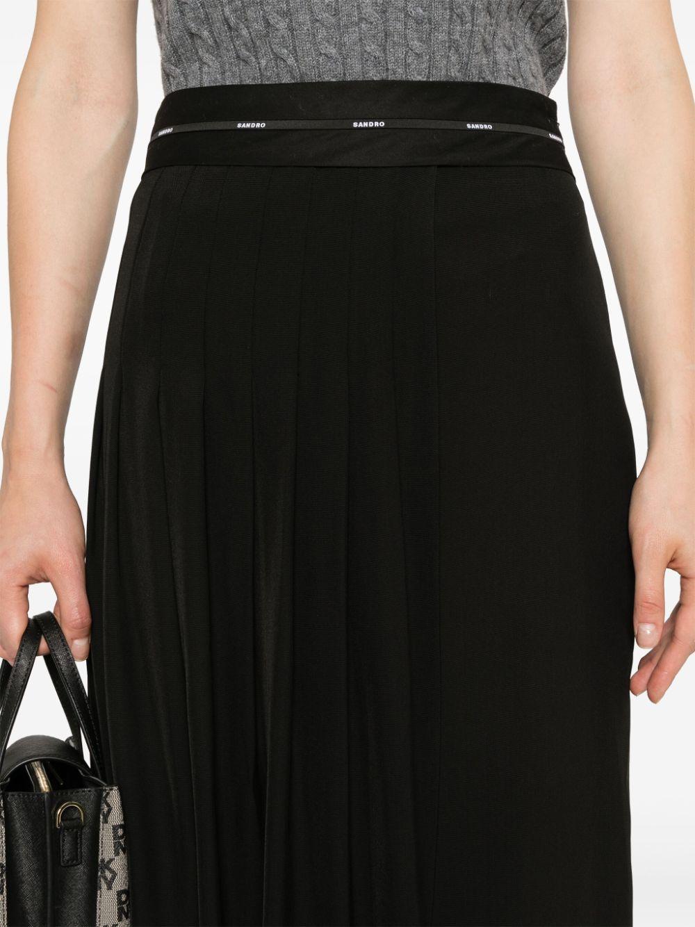 pleated midi skirt Product Image