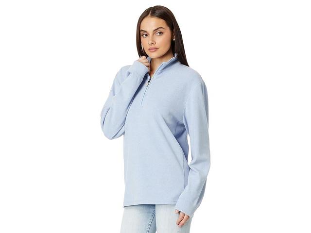 Vineyard Vines Calm Water Quarter-Zip (Mist ) Men's Sweatshirt Product Image