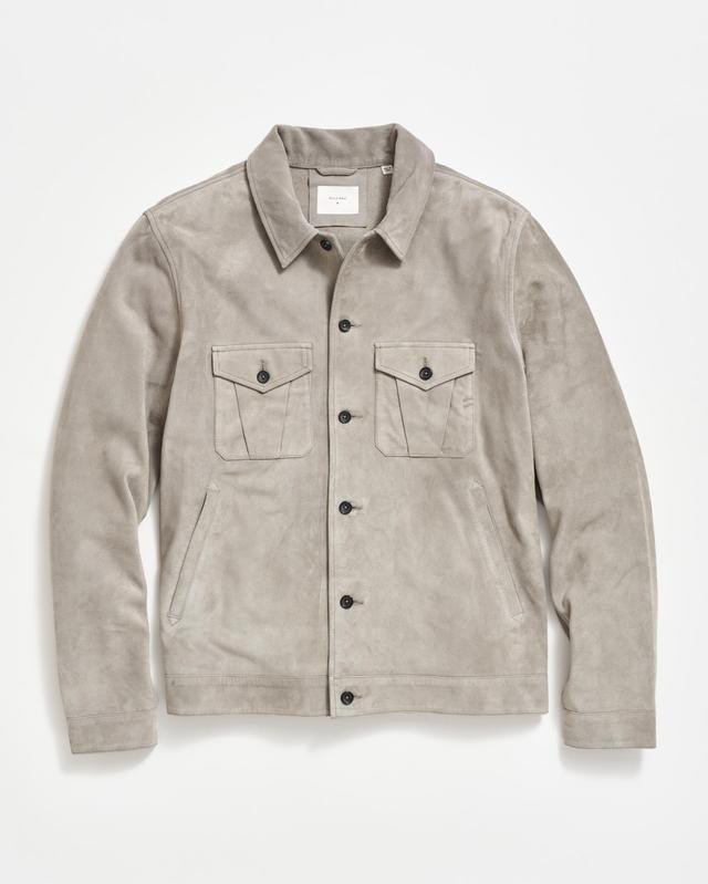 PATCH POCKET SUEDE JACKET Product Image