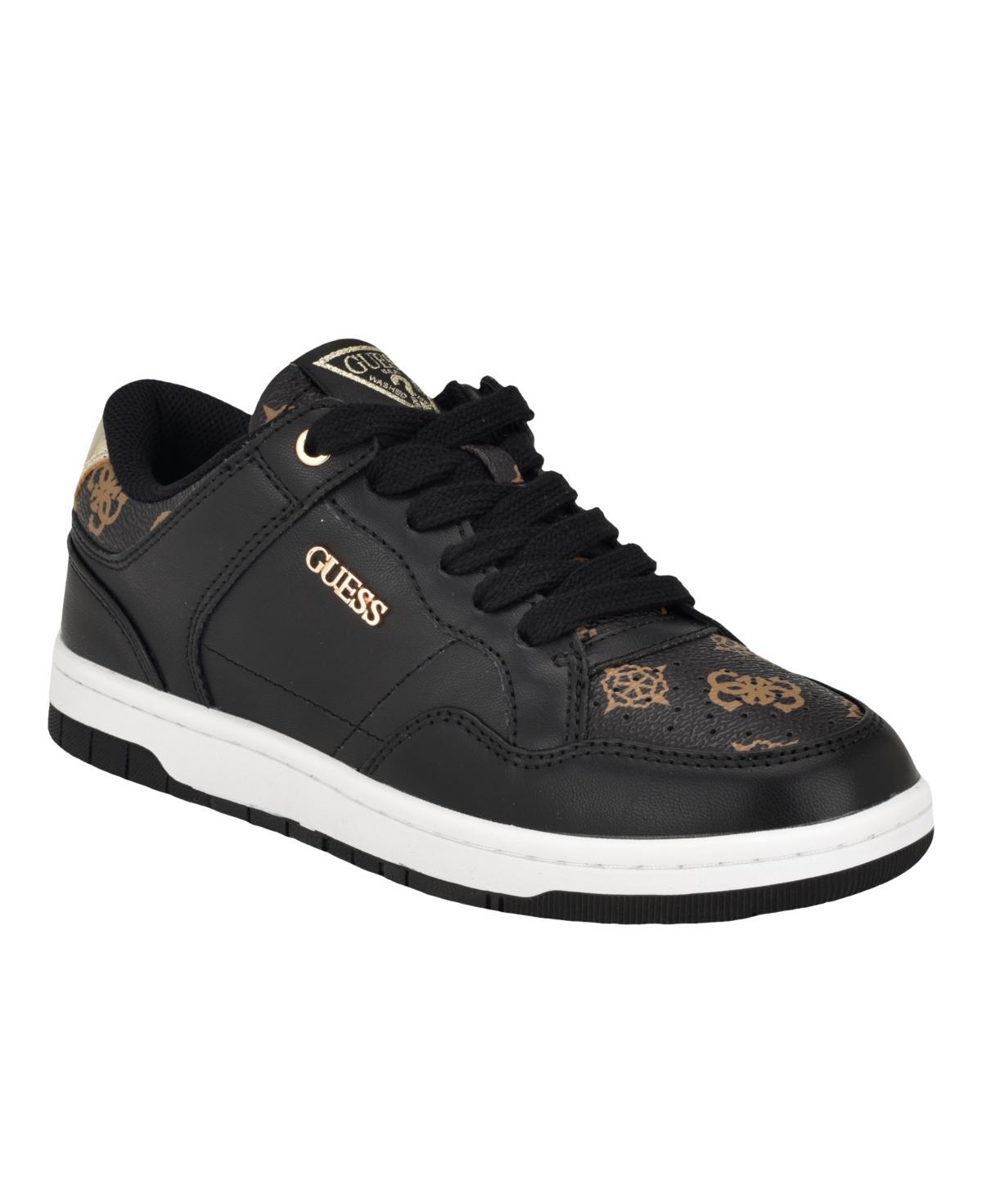 Guess Womens Rubinn Lace-Up Logo Detail Sneakers Product Image