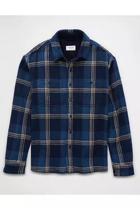 AE Textured Flannel Shirt Mens Product Image