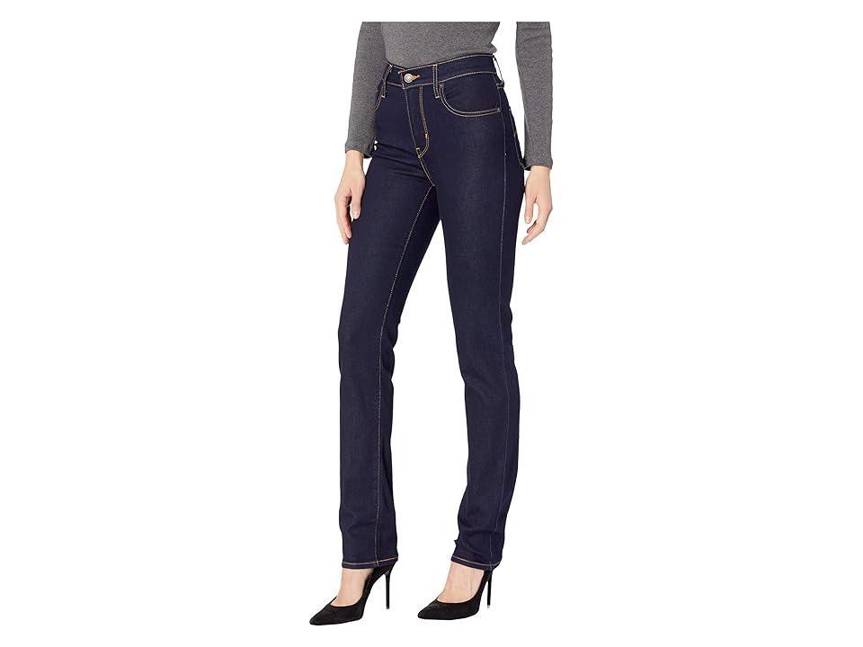 Womens Levis 724 High Rise Straight Jeans Product Image