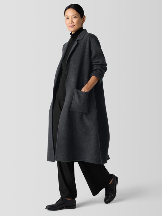 Doubleface Wool Cloud Notch Collar Coat Product Image