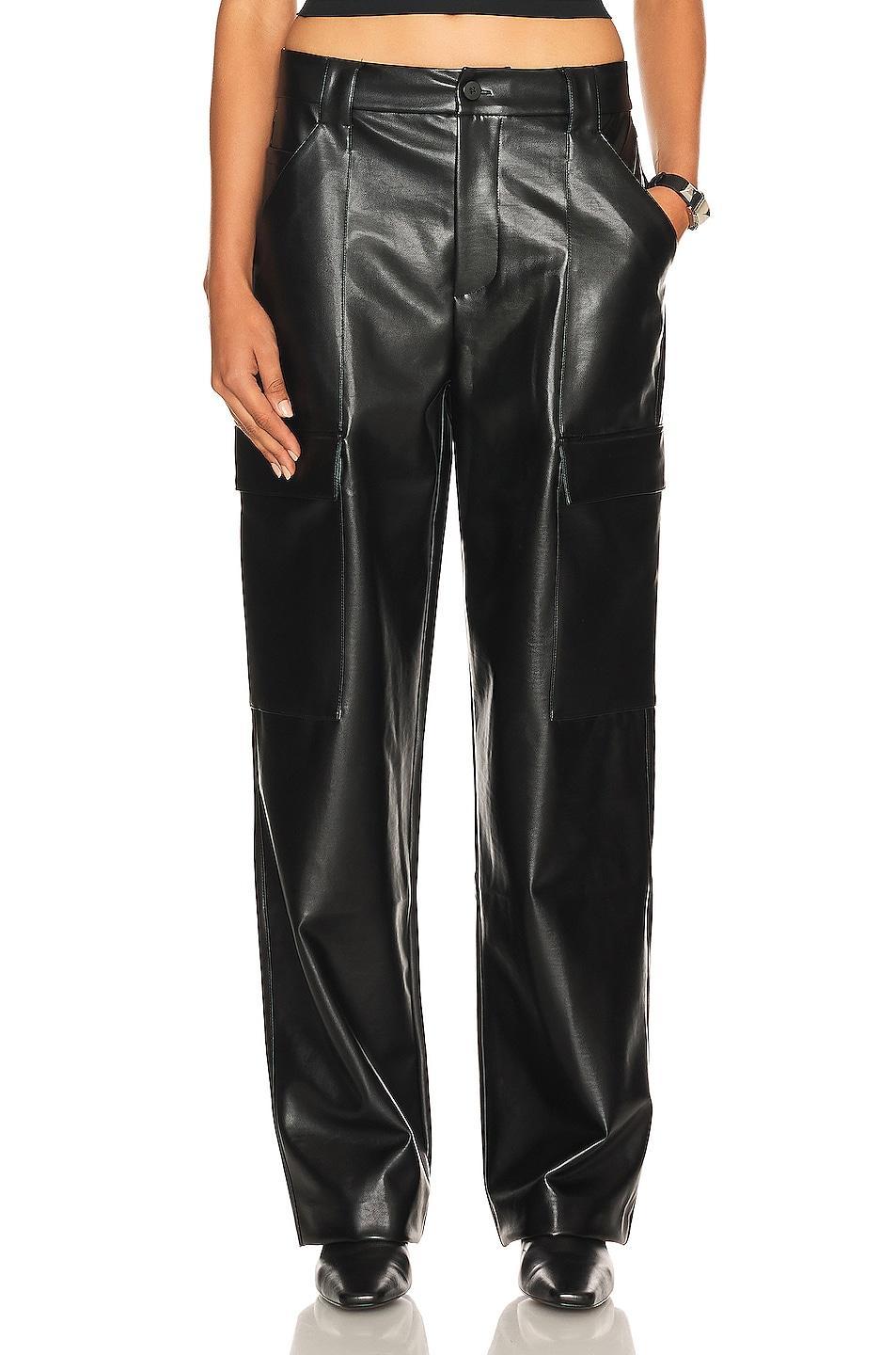 Helsa Waterbased Faux Leather Cargo Pant Product Image