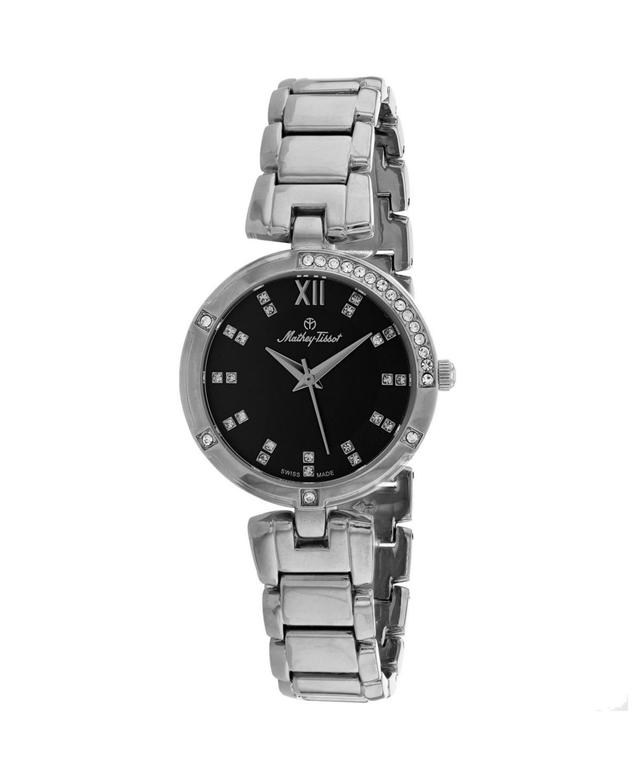 Mathey Tissot Womens Classic Black Dial Watch - D2583AN - Black Product Image