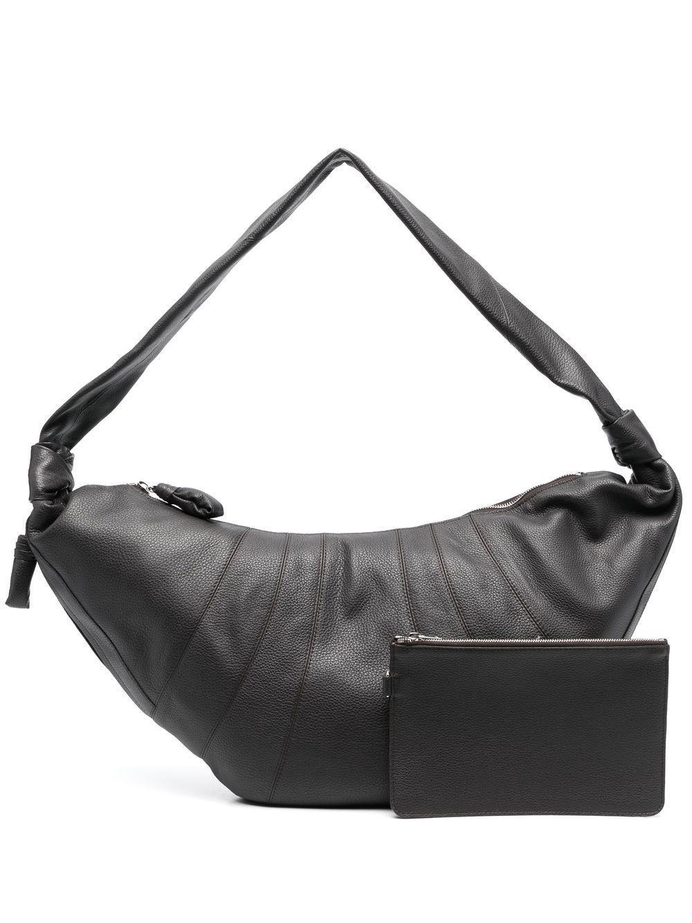 LEMAIRE Croissant Schultertasche In Brown Product Image