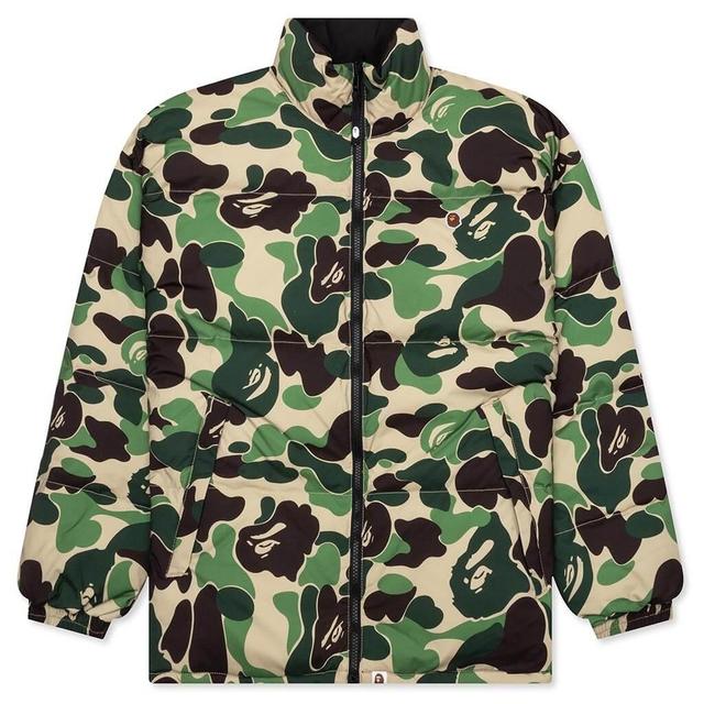 Abc Camo Reversible Down Jacket - Green Male Product Image