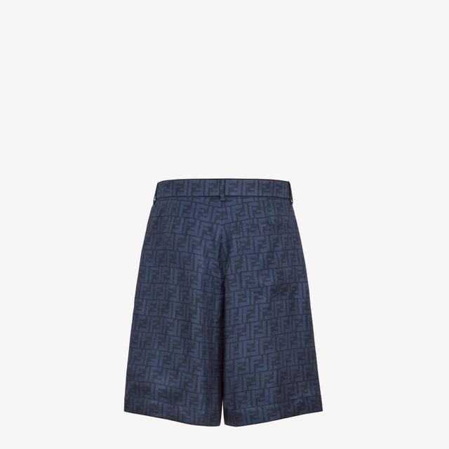 BermudasBlue FF Labyrinth jacquard shorts Product Image