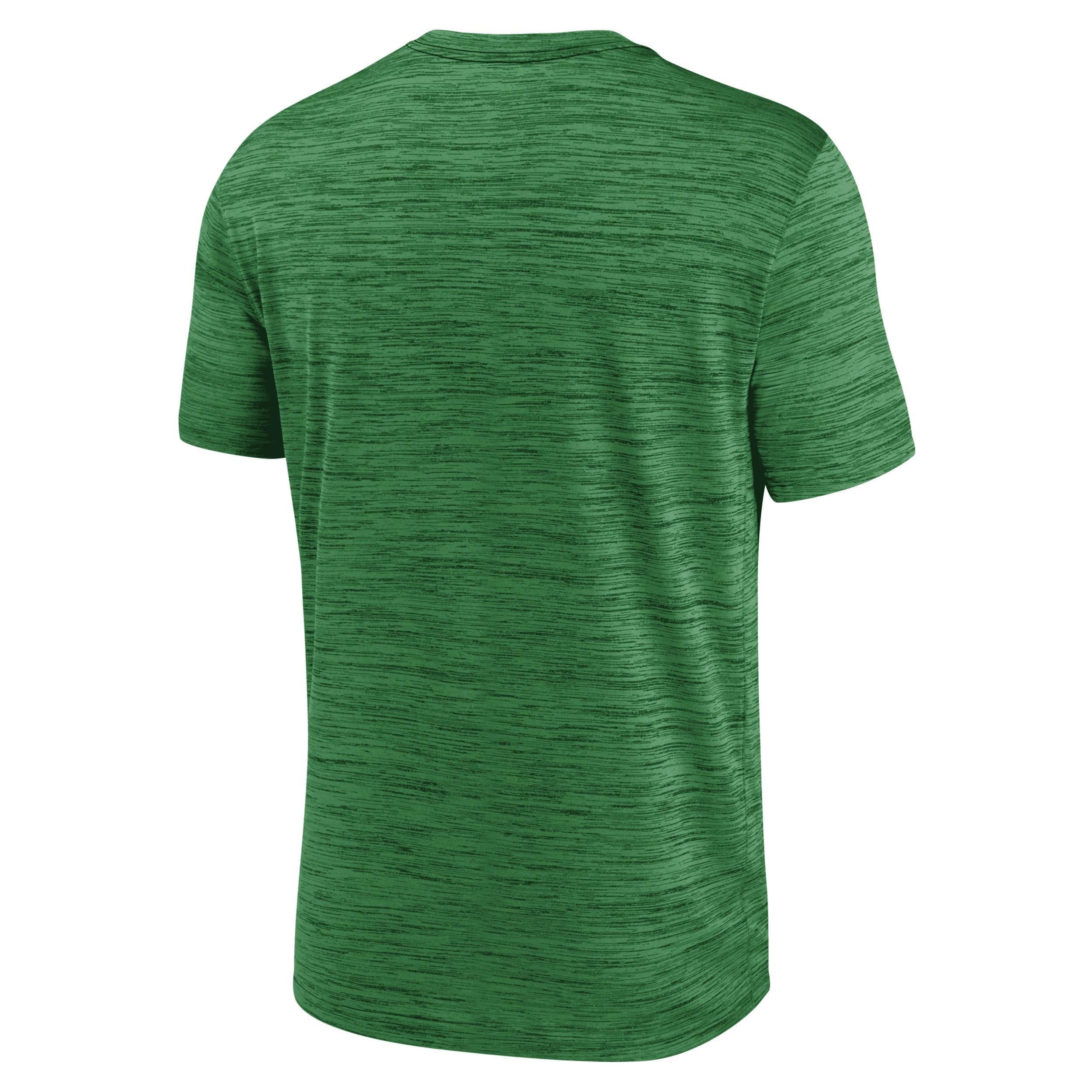 Oregon Ducks Campus Center Block Velocity Nike Mens Dri-FIT College T-Shirt Product Image