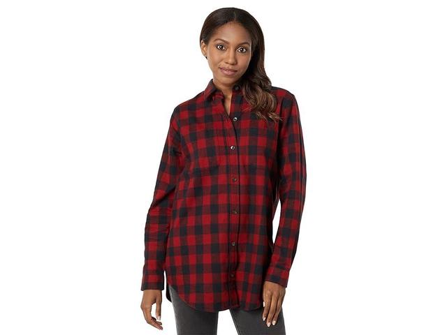 L.L.Bean Scotch Plaid Flannel Tunic (Rob Roy) Women's Clothing Product Image