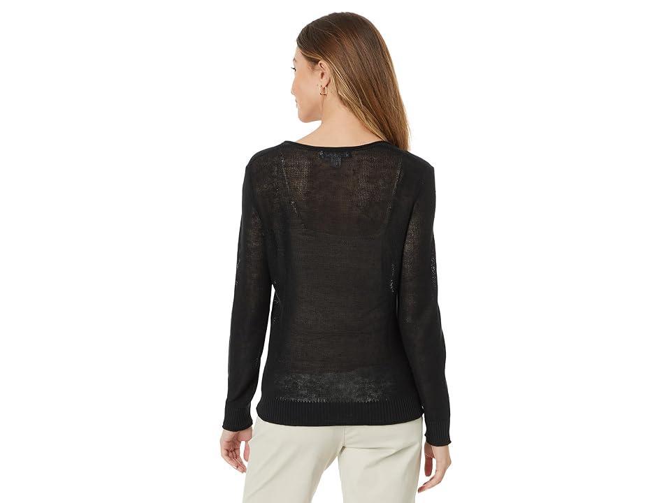 Tommy Bahama Cedar Linen LS V-Neck Women's Sweater Product Image