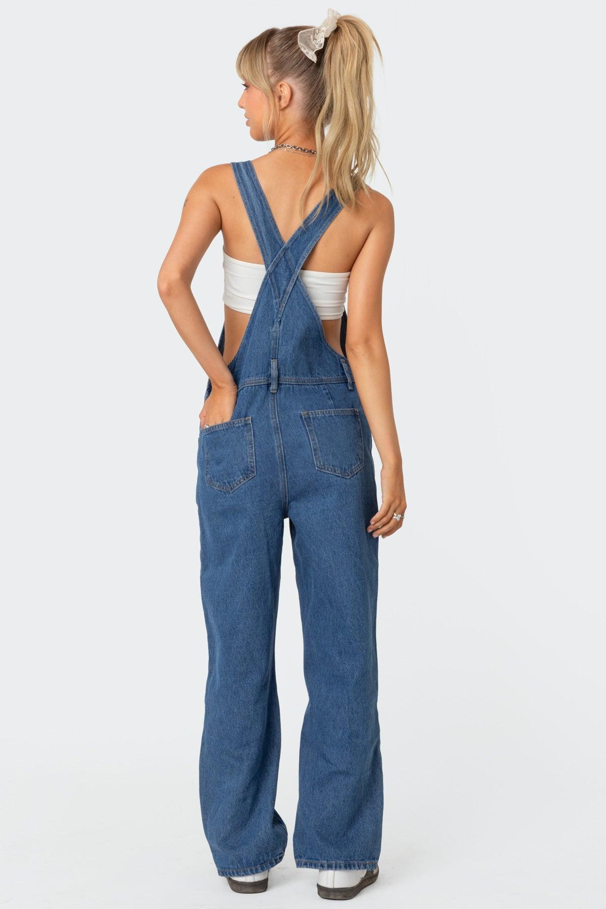 Rosemary Denim Overalls Product Image