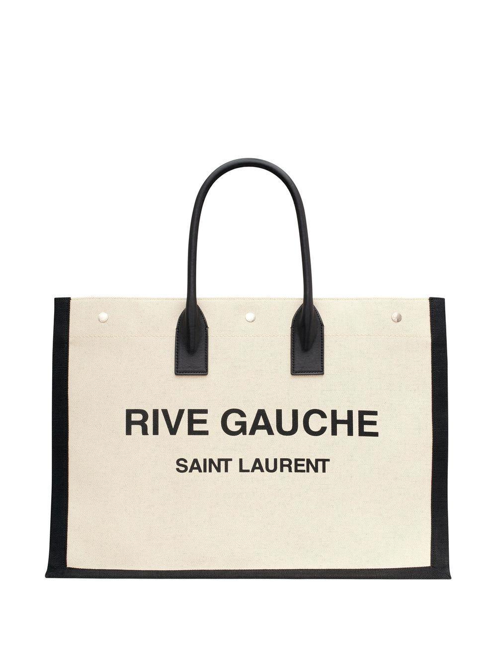 Rive Gauche Tote Bag In Beige Product Image