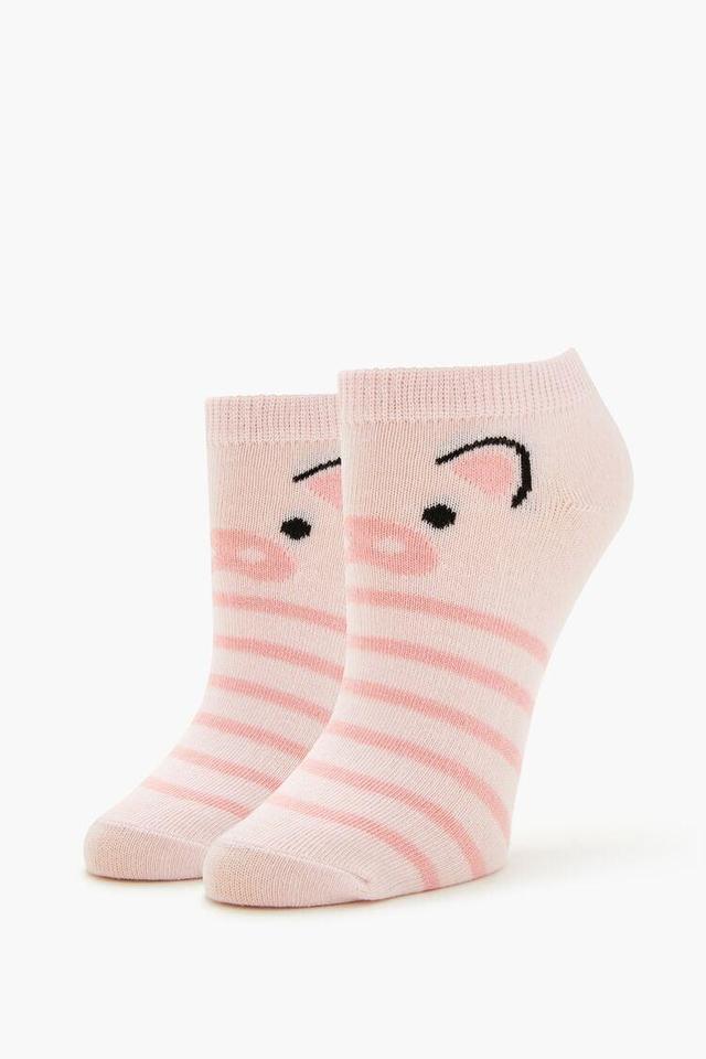 Pig Graphic Ankle Socks | Forever 21 Product Image