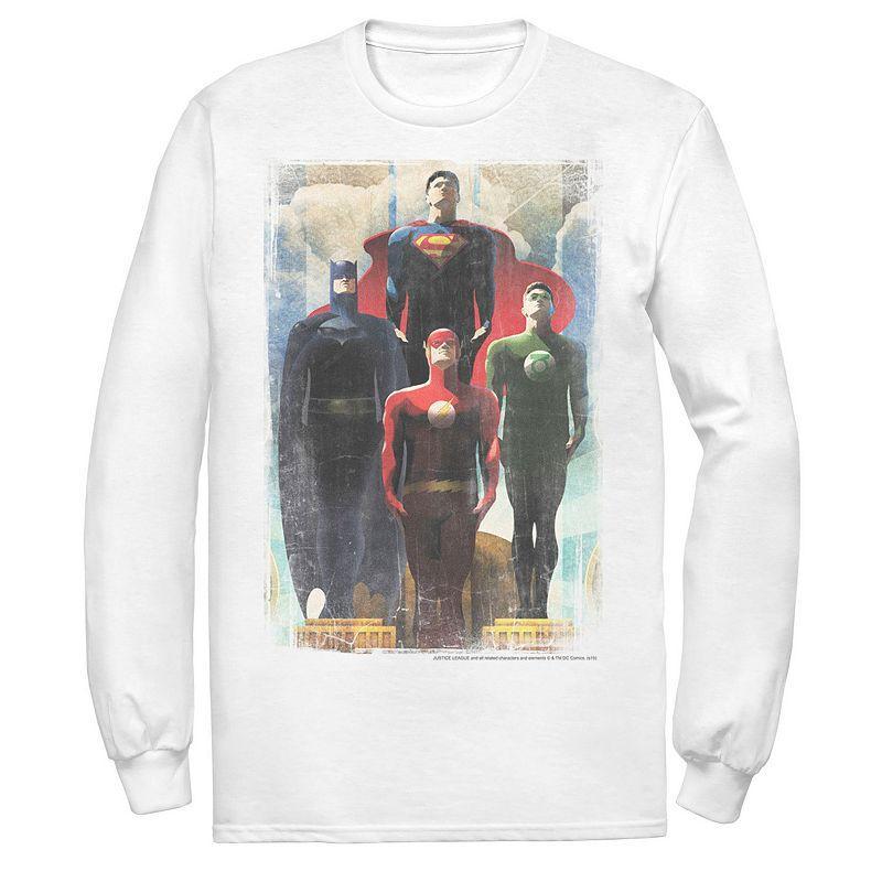 Mens DC Comics Justice League Heroes Look Up Tee Product Image