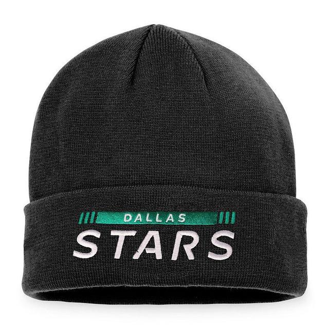 Mens Fanatics Branded Dallas Stars Authentic Pro Rink Cuffed Knit Hat Product Image