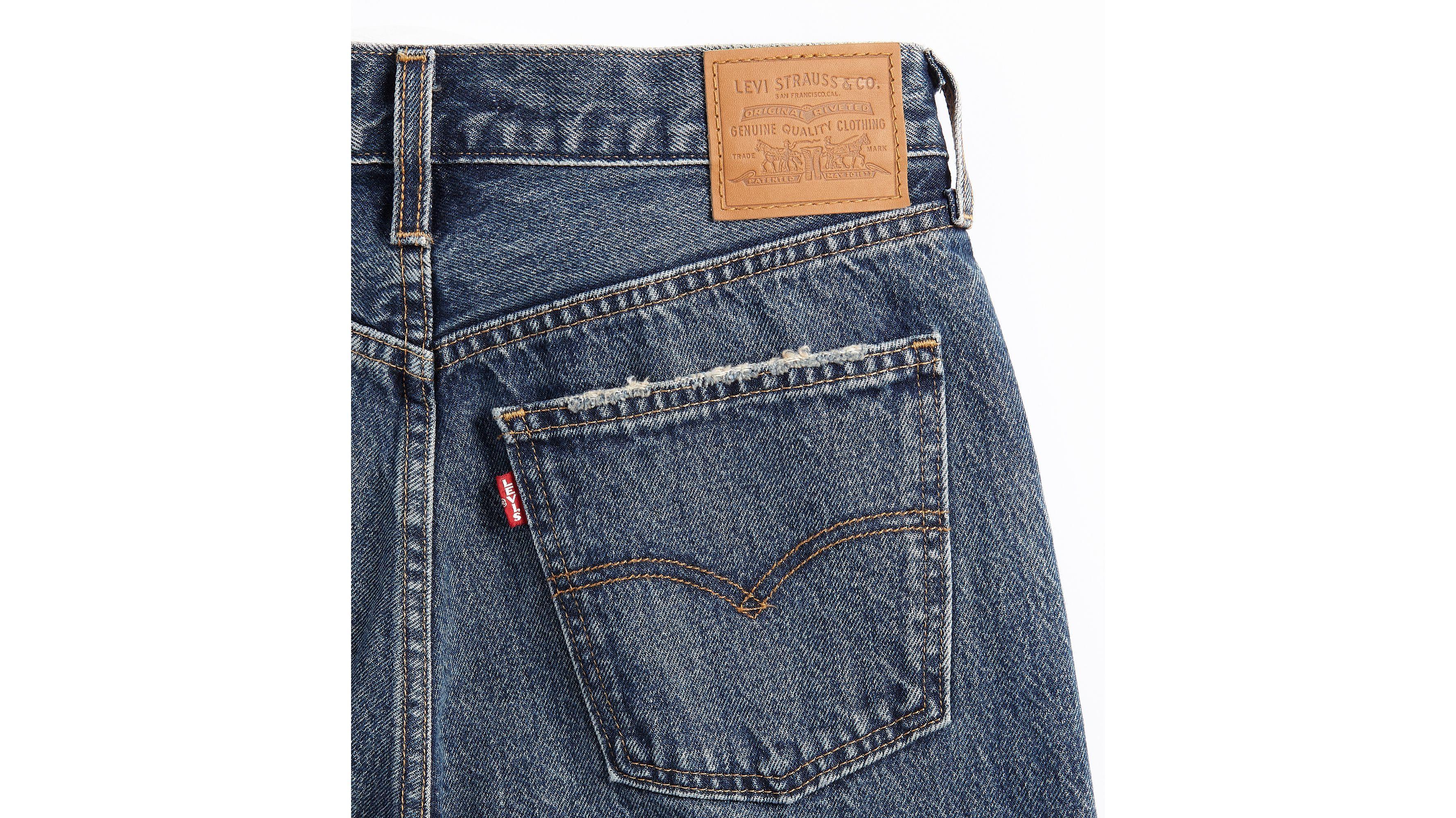 Middy Straight Pintuck Women's Jeans Product Image