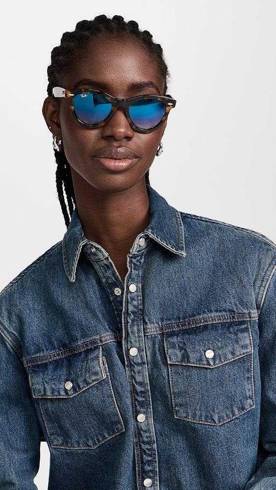 Ray-Ban RB2241 Oval Sunglasses | Shopbop Product Image