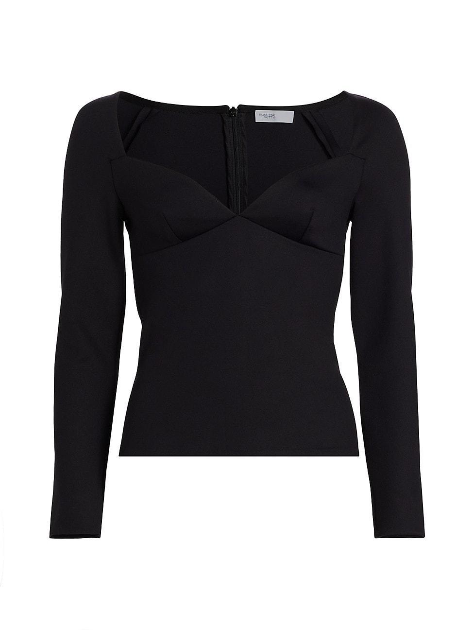 Womens Sweetheart Long-Sleeve Top Product Image