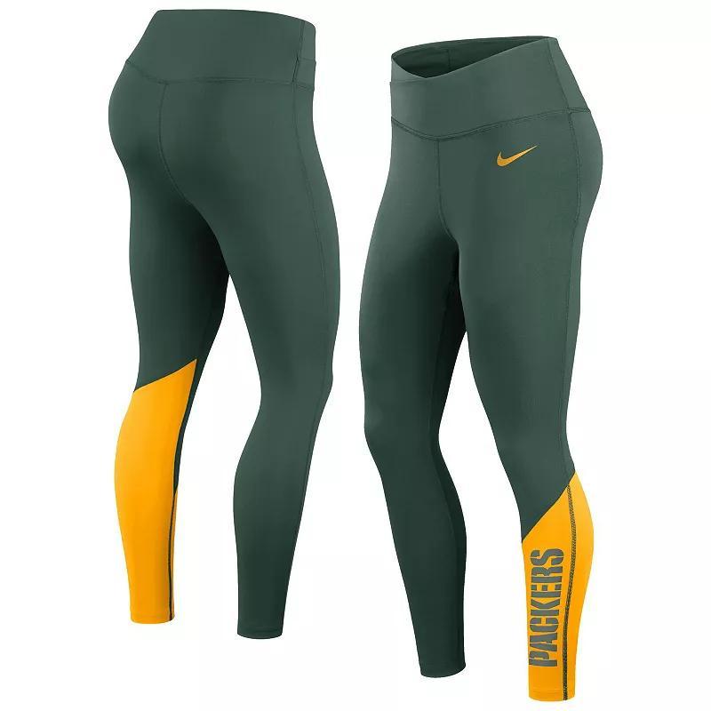 Nike Womens Dri-FIT (NFL Green Bay Packers) 7/8 Leggings product image