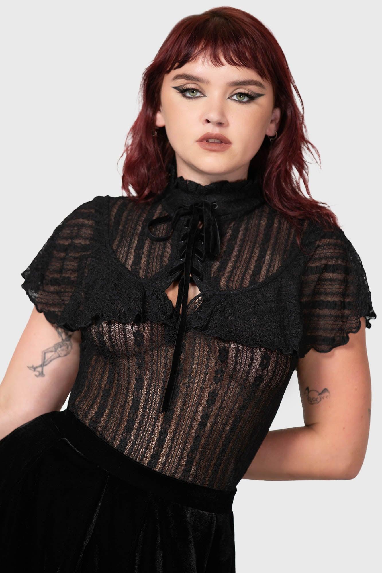 Atala's Night Lace Top Female Product Image