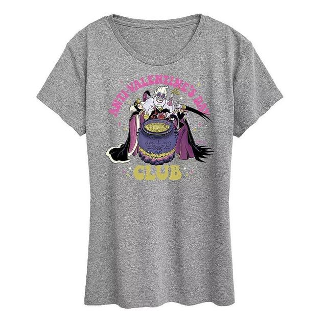 Disneys The Little Mermaid Ursula Womens Anti Valentines Graphic Tee Product Image