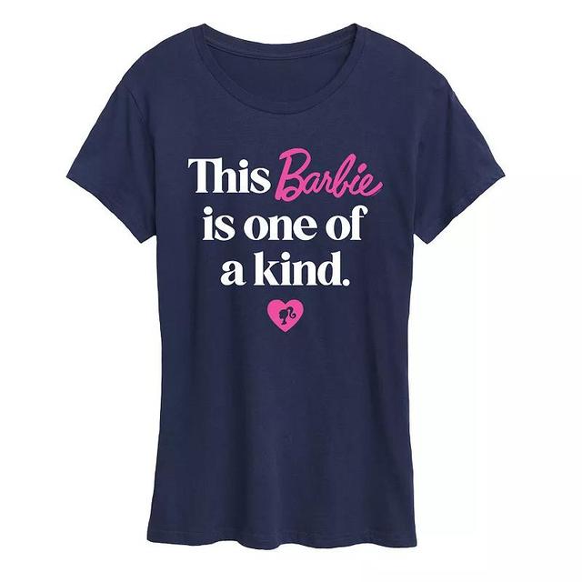 Womens Barbie One Of A Kind Tee Graphic Tee Blue Product Image