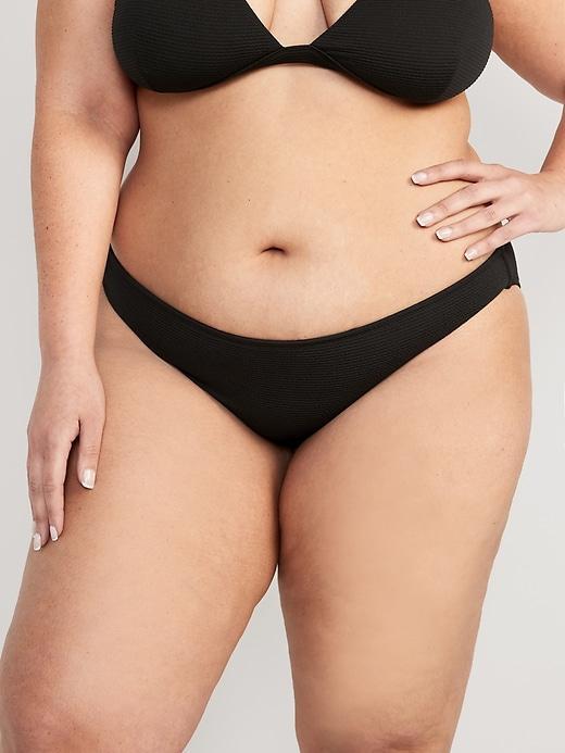 Low-Rise Classic Pucker Bikini Swim Bottoms Product Image