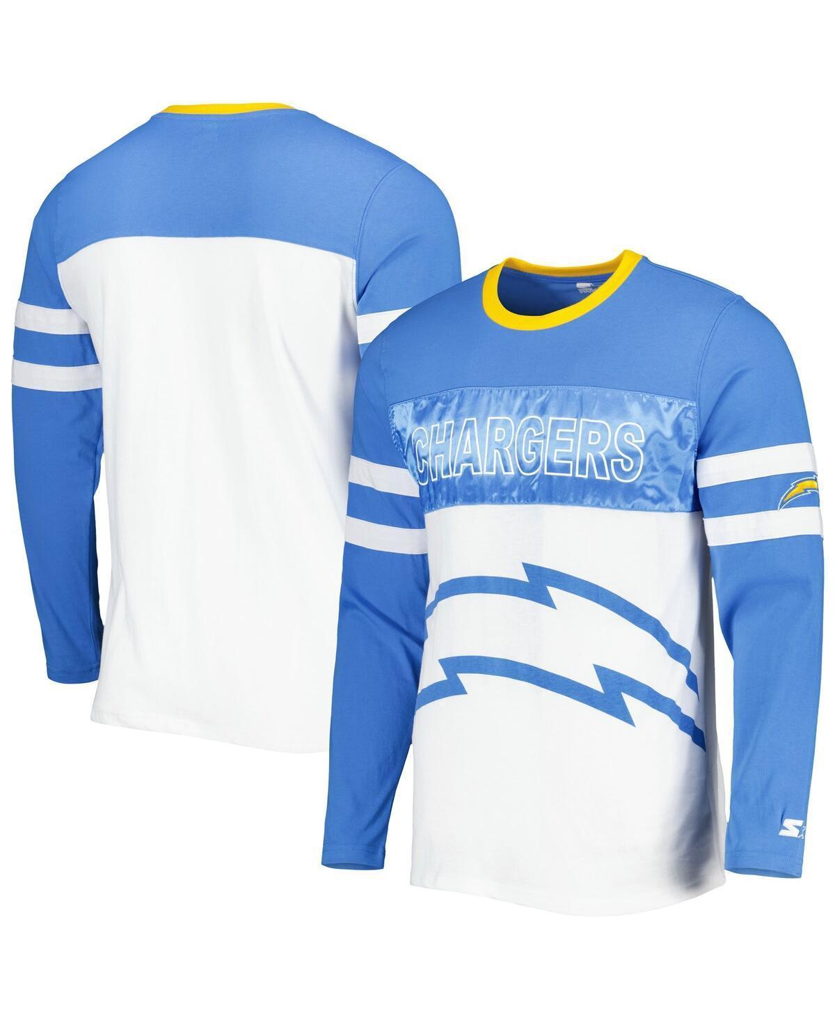 Mens Starter Powder Blue Los Angeles Chargers Halftime Long Sleeve T-shirt - Powder Blue Product Image