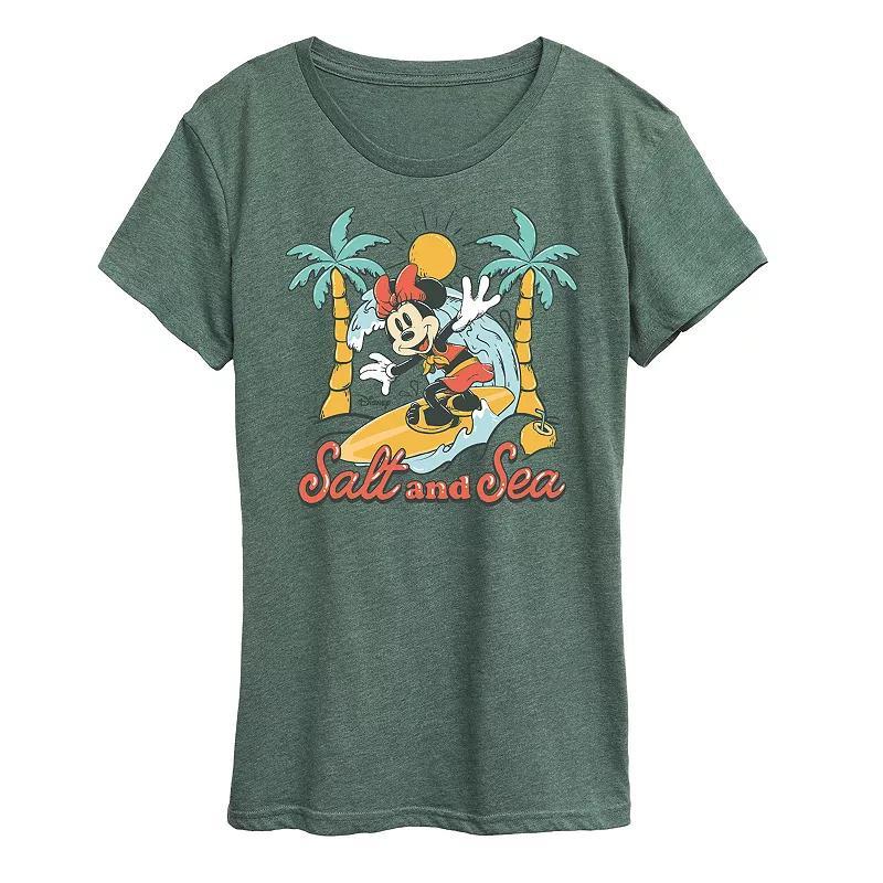 Disneys Minnie Mouse Womens Salt and Sea Graphic Tee Product Image