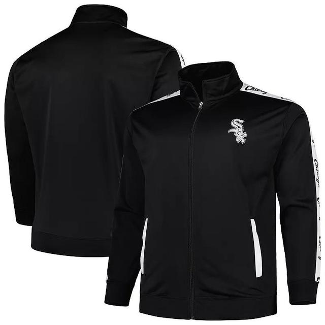 Mens Chicago White Sox Big & Tall Tricot Track Full-Zip Jacket Product Image