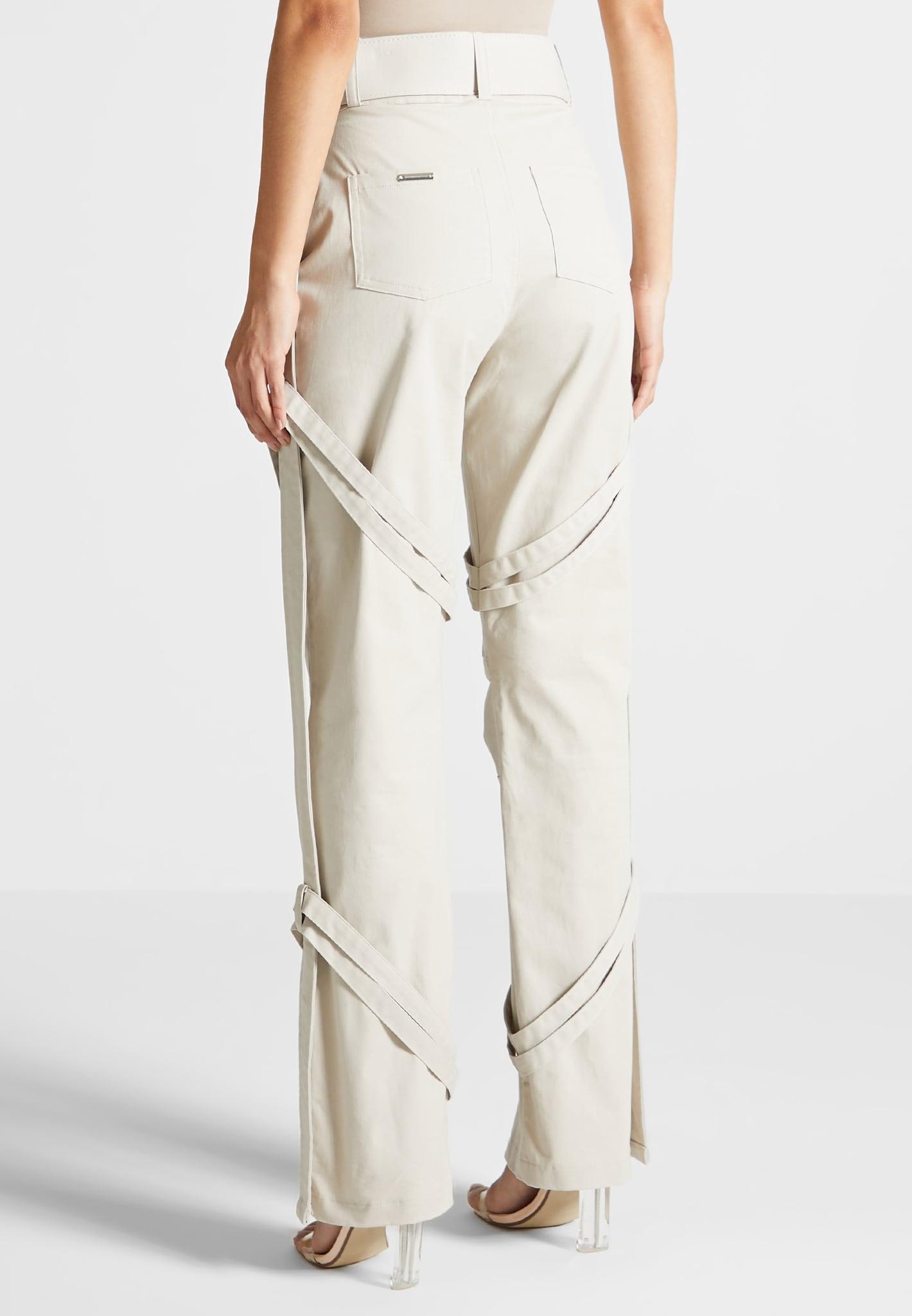 Carpenter Cargo Trousers - Beige Female Product Image