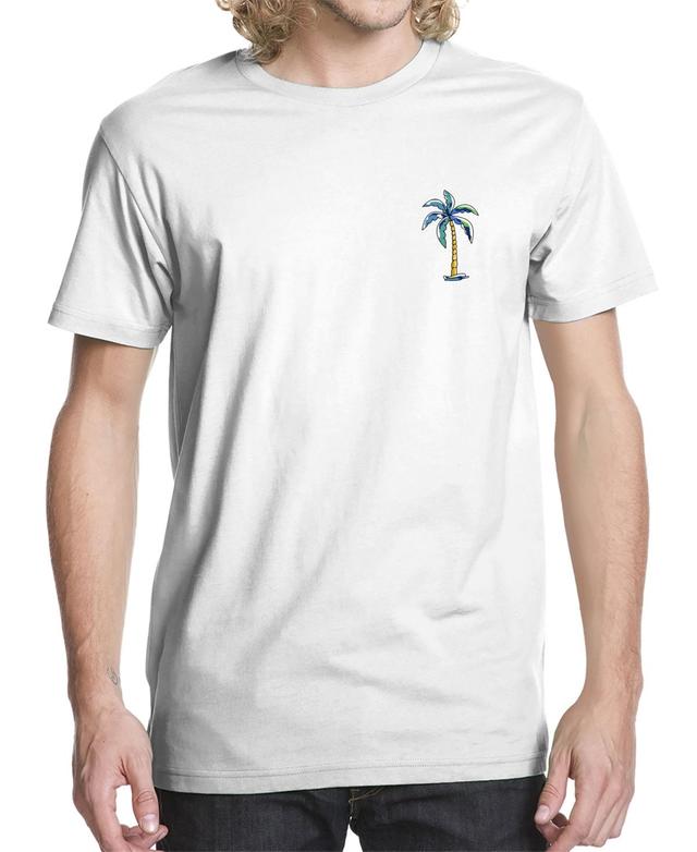 Mens Ocean Palms Graphic T-shirt Product Image