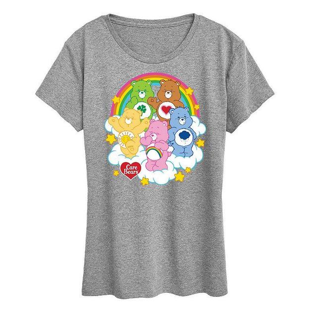 Womens Care Bears Group On Clouds Graphic Tee, Girls Product Image