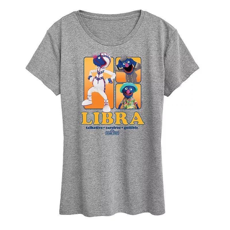 Womens Sesame Street Grover Libra Graphic Tee Product Image