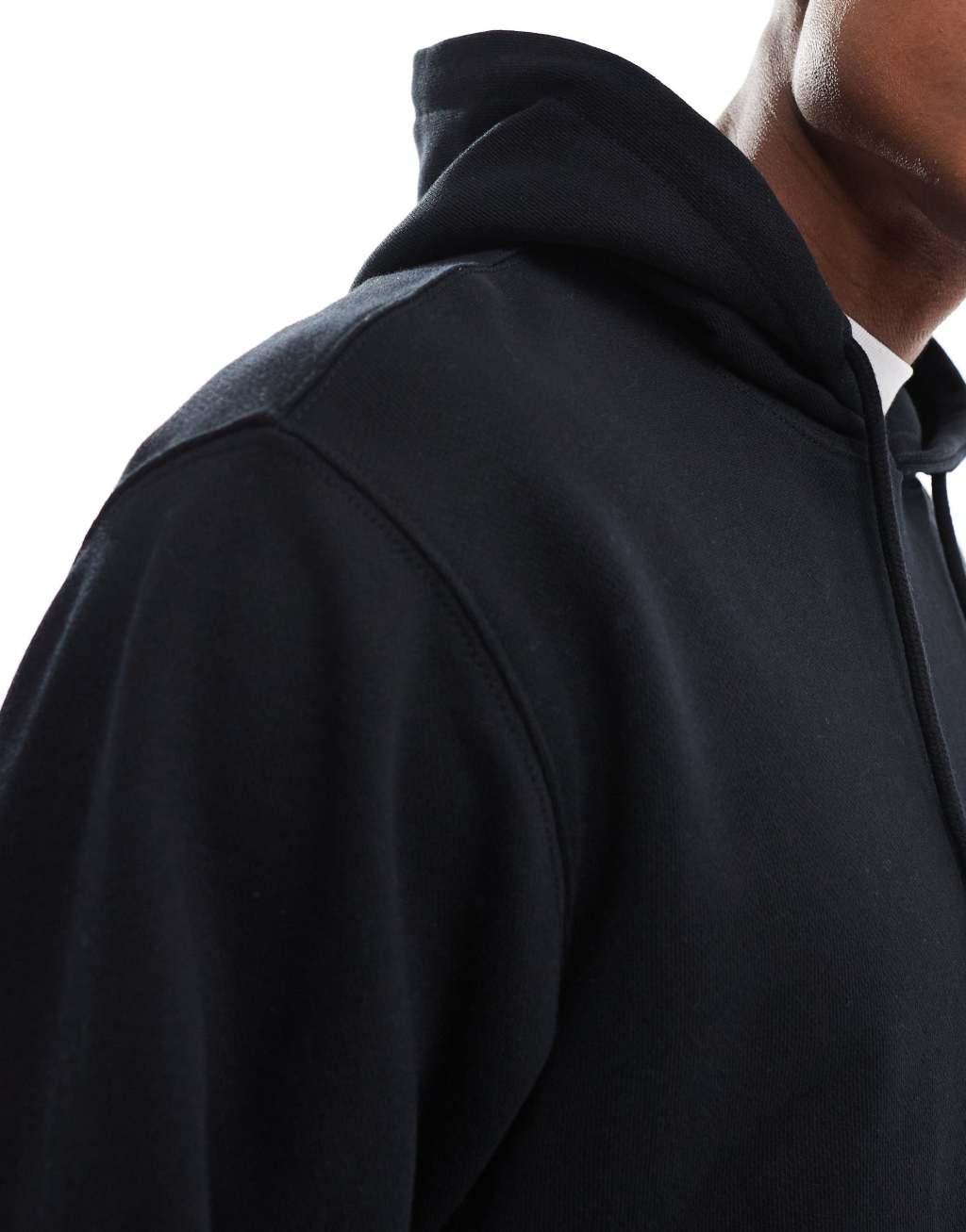 Jack & Jones super oversized hoodie in black  Product Image