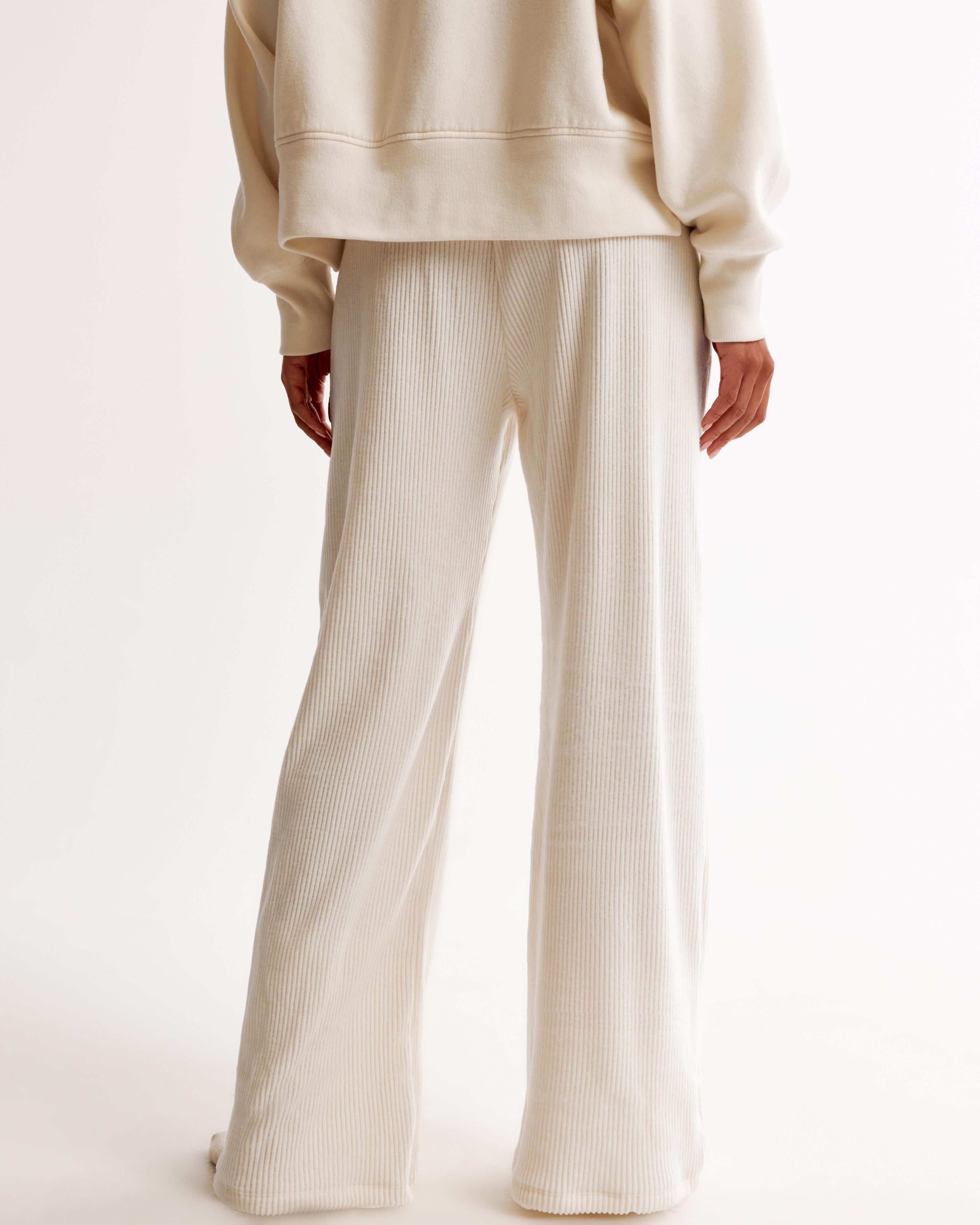 Brushed Rib Wide Leg Sweatpant Product Image