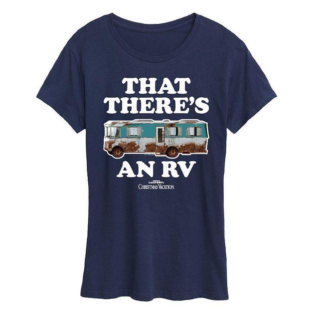 Womens National Lampoons Christmas Vacation RV Tee Graphic Tee, Girls Blue Product Image